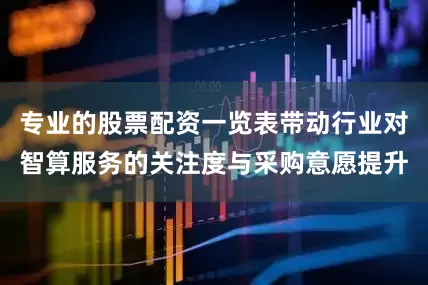 专业的股票配资一览表带动行业对智算服务的关注度与采购意愿提升